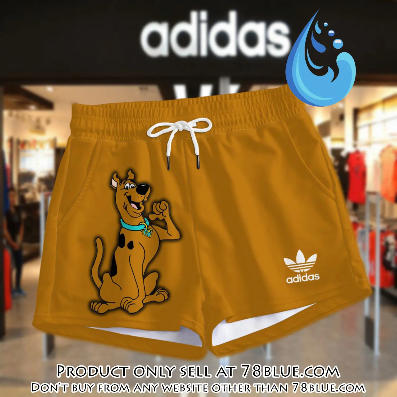 Premium scoobydoo in adidas women shorts lady beach shorts wms1075 78b2048760